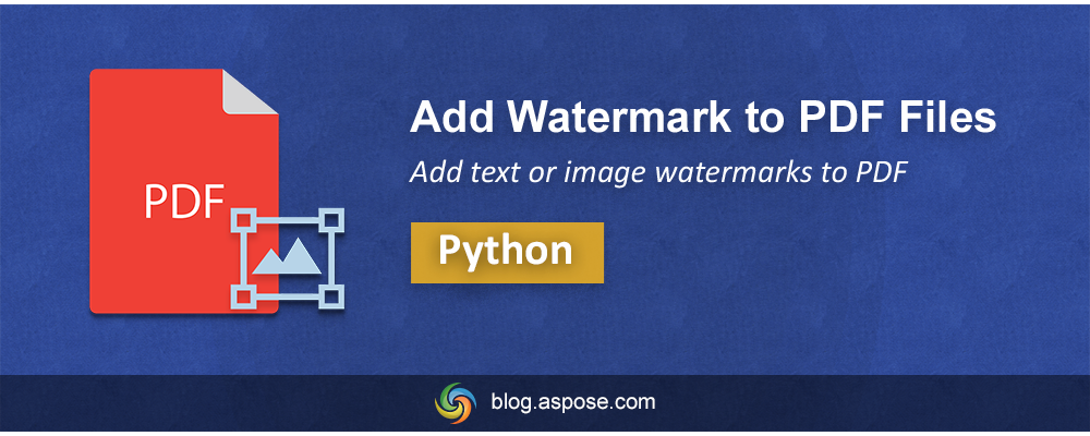 Python で PDF に透かしを追加する