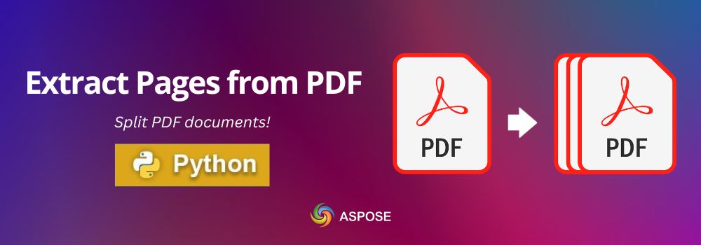 Extract Pages from PDF in Python