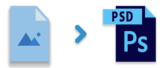 PNGJPG画像からPSD