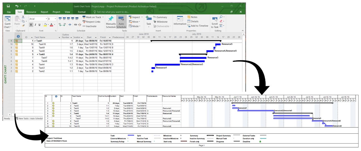 C# を使用して MPP を TIFF に変換する
