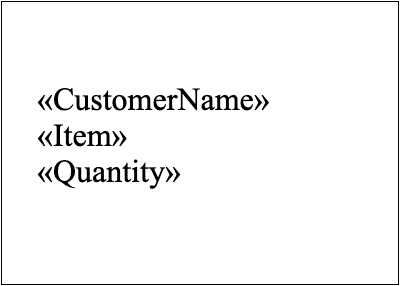 Javaでの単純なメールマージ