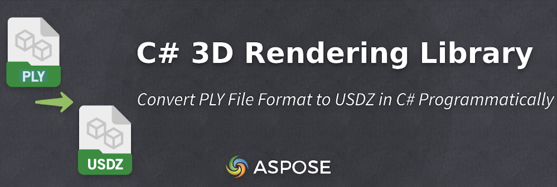 C#에서 PLY를 USDZ로 변환하기 - C# 3D 렌더링 라이브러리