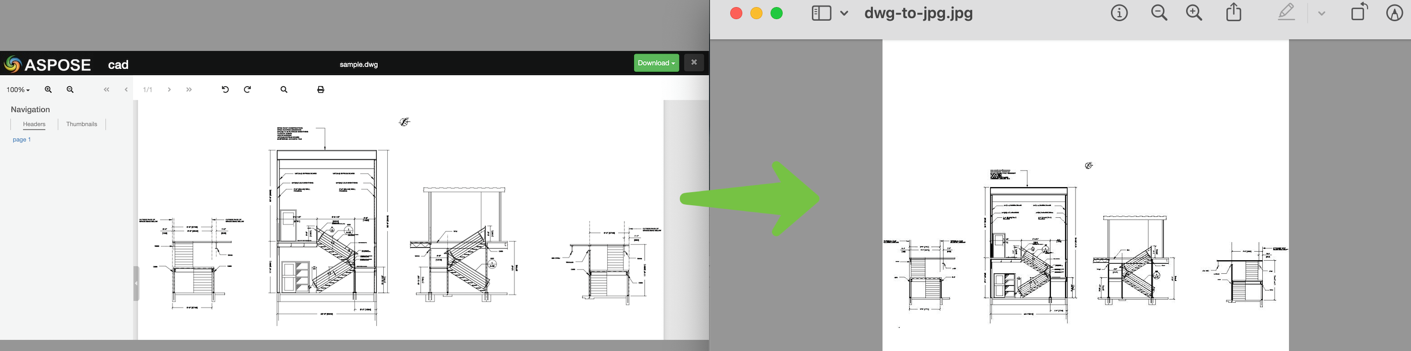 dwg to jpg conversion