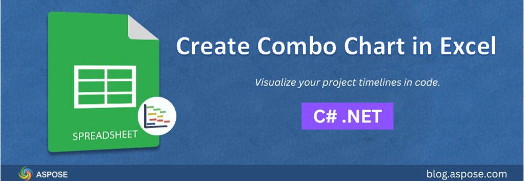 C#를 사용하여 Excel에서 콤보 차트 만들기