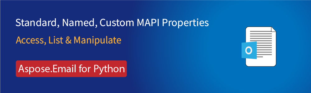 Python에서 MAPI 속성 관리