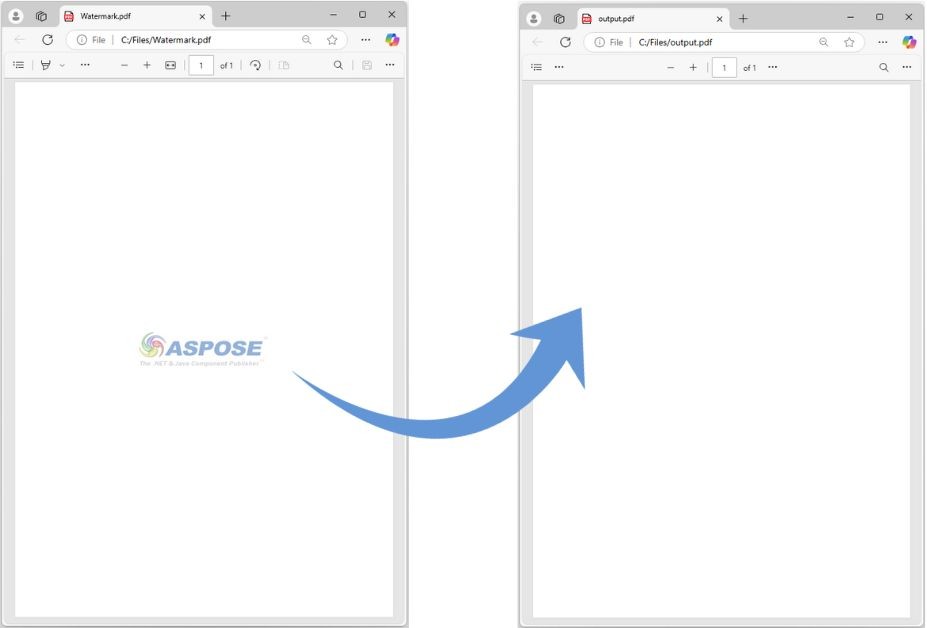 C#을 사용하여 PDF에서 워터마크 제거하기