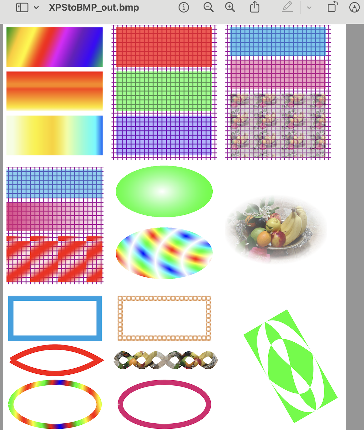 XPS to Image