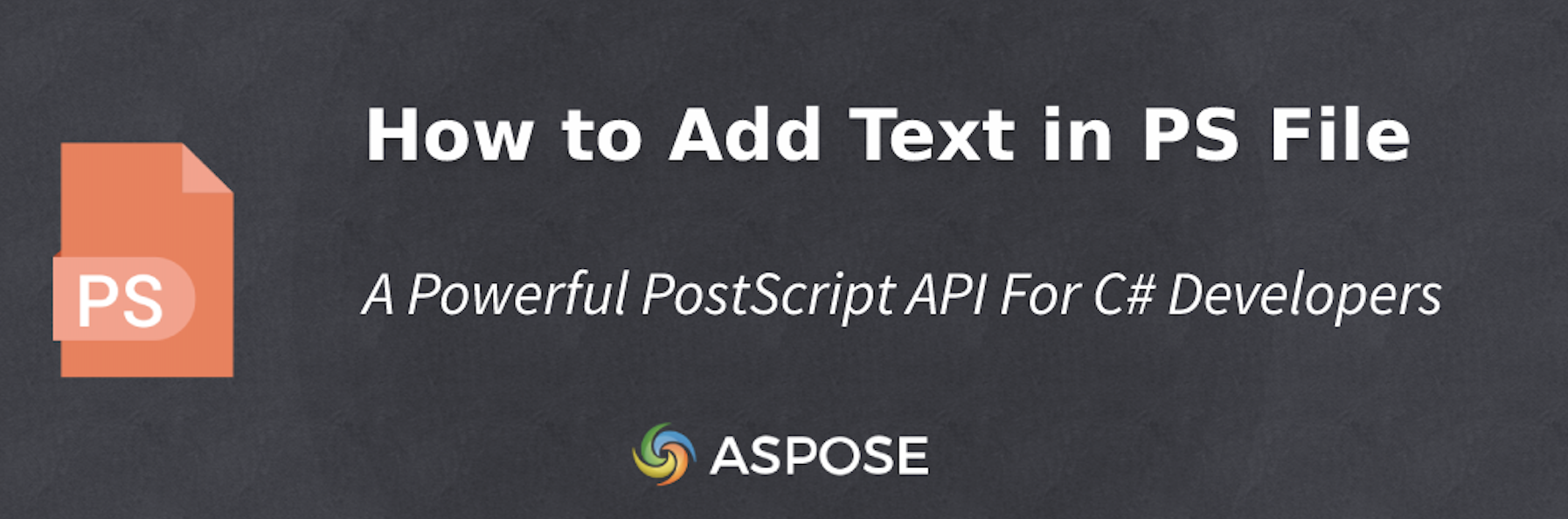 How to Add Text in Ps File 
