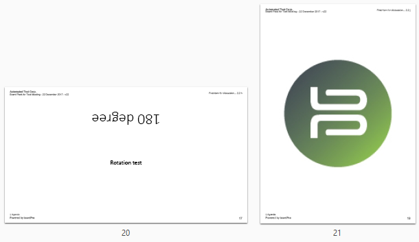 A PDF merge preview
