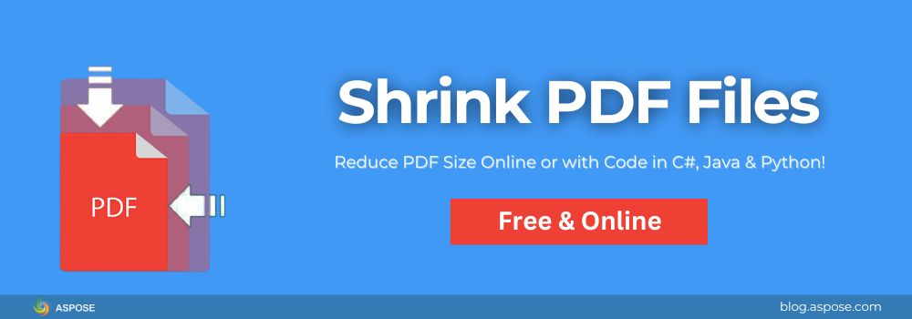 Shrink a PDF Size Online in Seconds or Build Your Own Tool