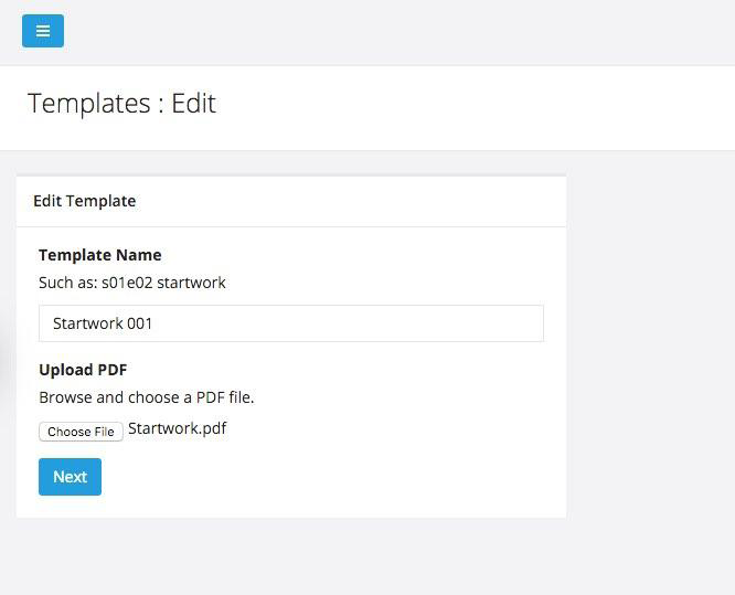 PDF import preview