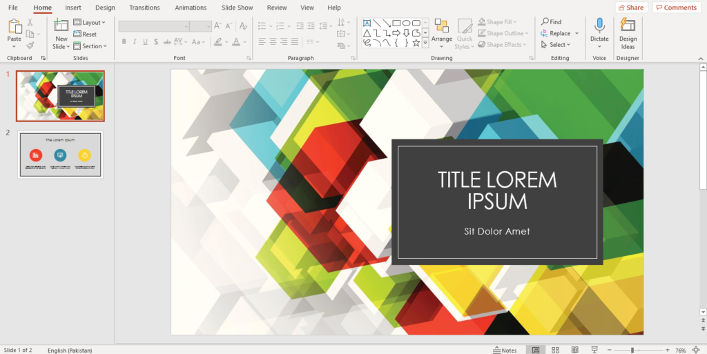 Docelowy obraz prezentacji PowerPoint