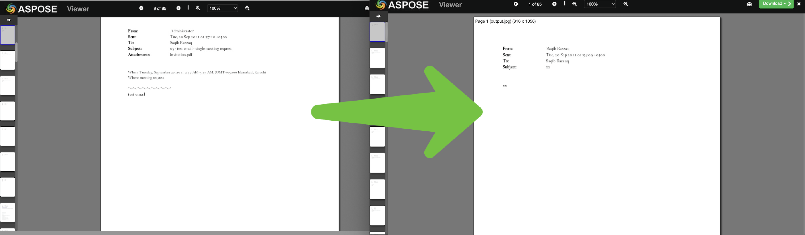 Converter arquivo OST em PST em Java