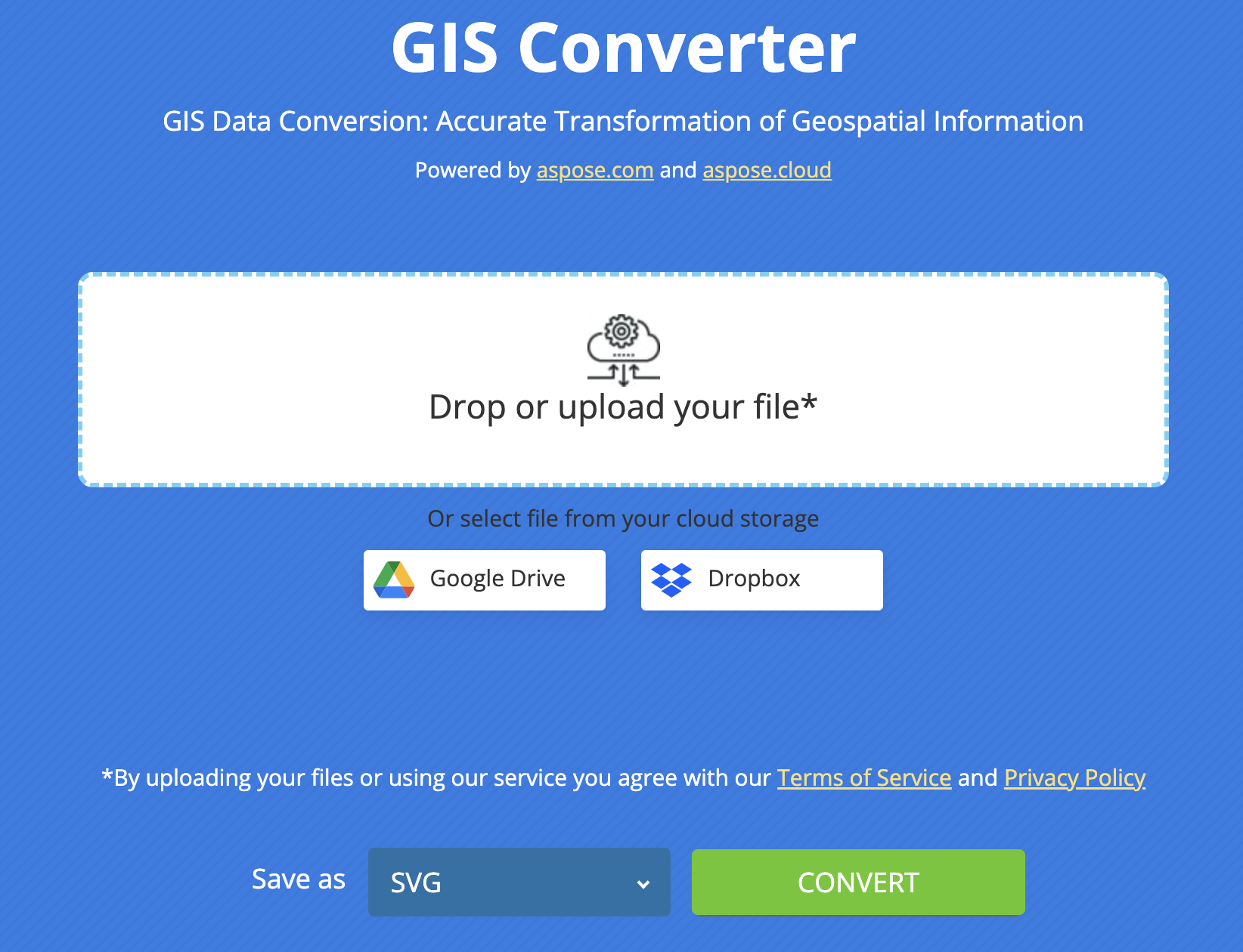 Conversor SHP para SVG
