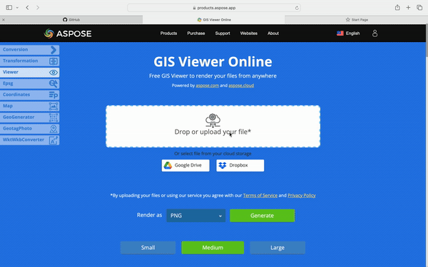 visualizador de dados gis