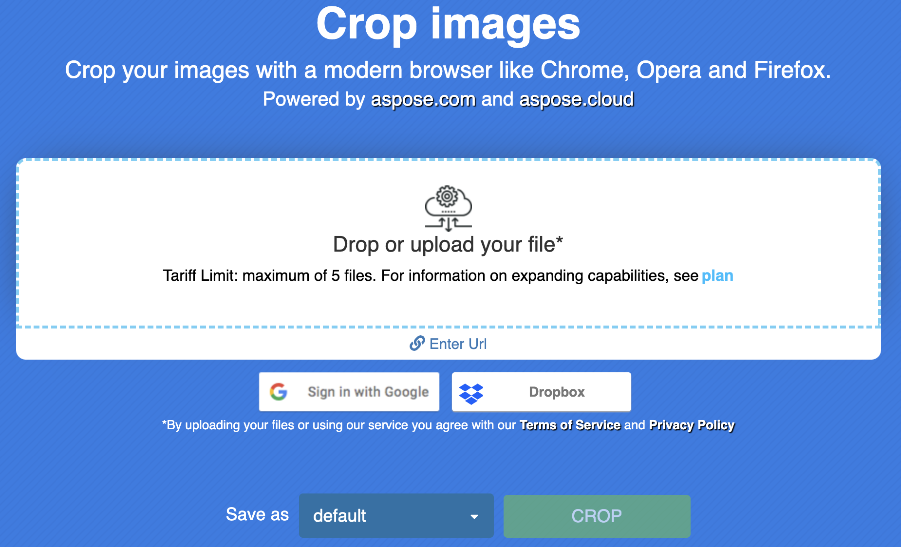 cortar imagem on-line