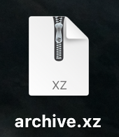 arquivo xz