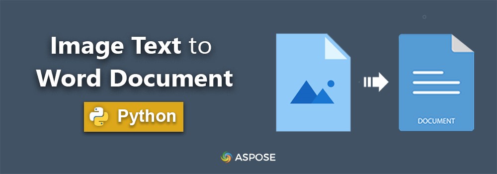 Текст изображения в Word в Python | Изображение в формате DOCX OCR