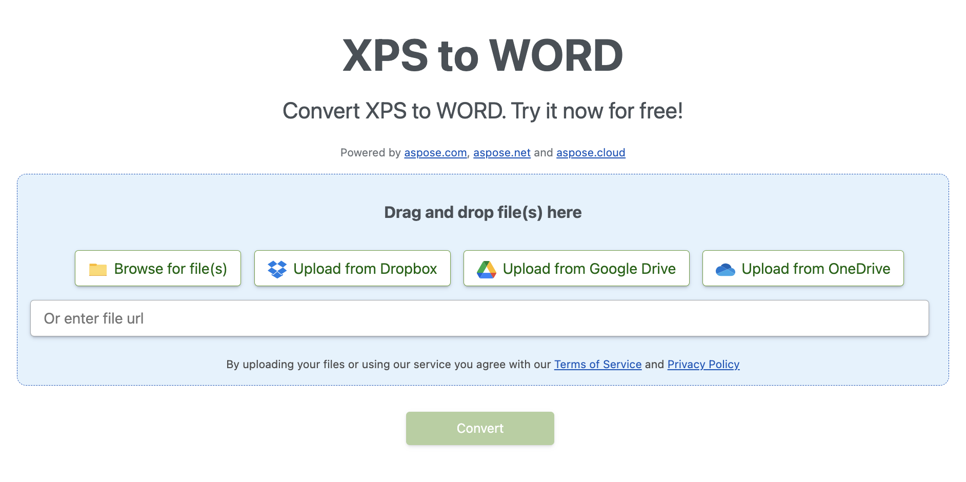 Конвертер XPS в Word