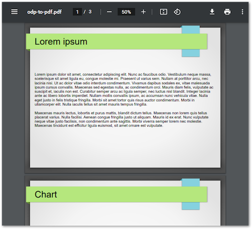 Преобразование ODP в PDF в Python