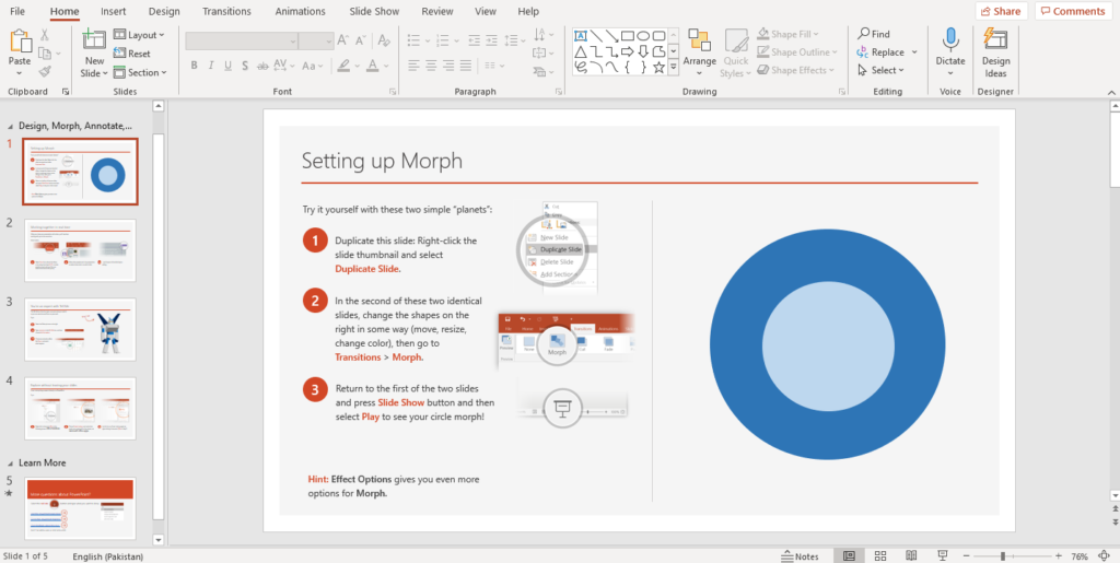 Исходное изображение презентации PowerPoint.