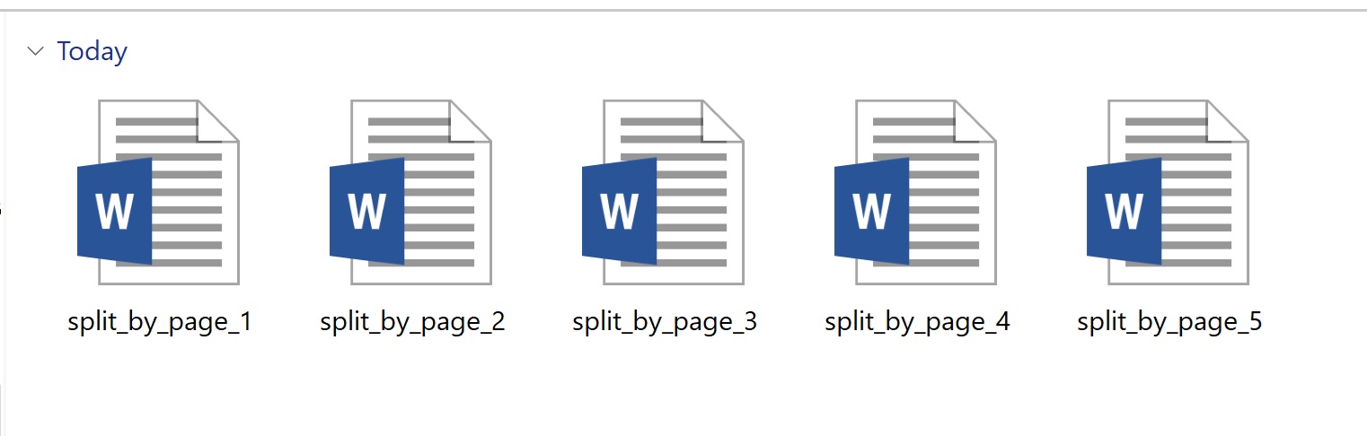 Извлечение страницы из документа Word на Python