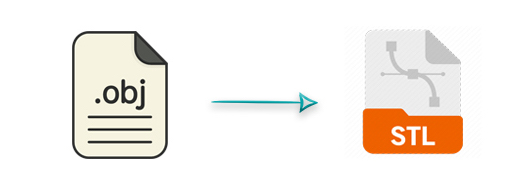 Konvertera OBJ till STL Online Free Converter
