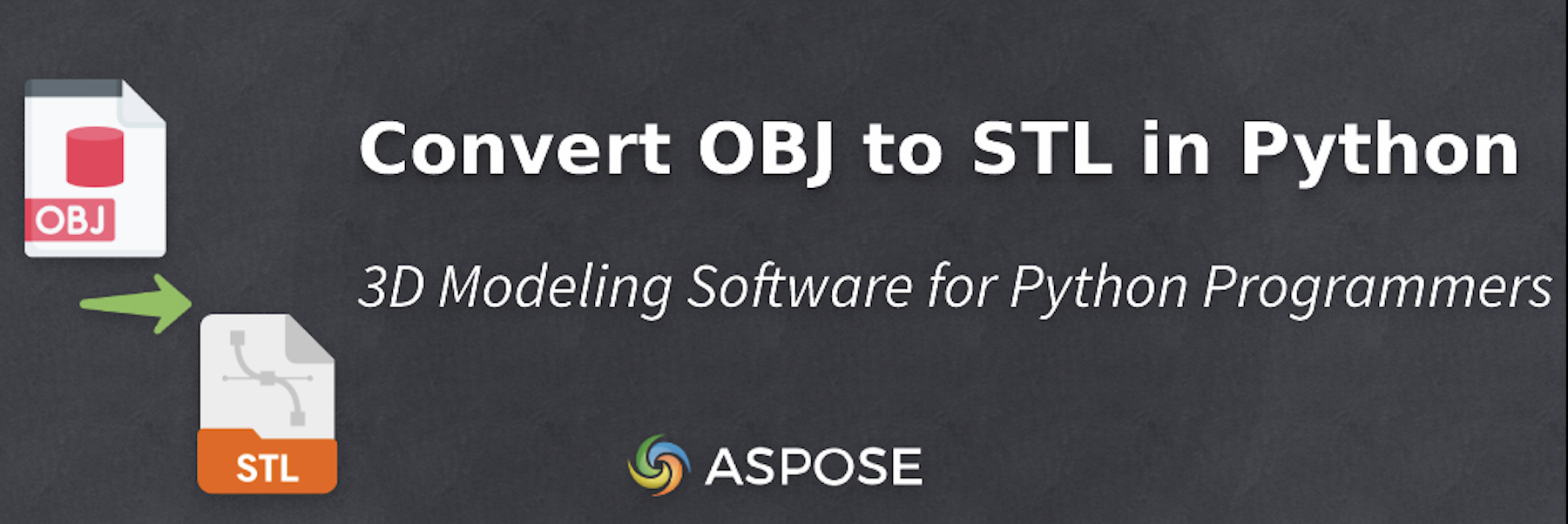 Konvertera OBJ till STL i Python