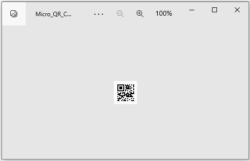 Generera mikro QR-kod i Python