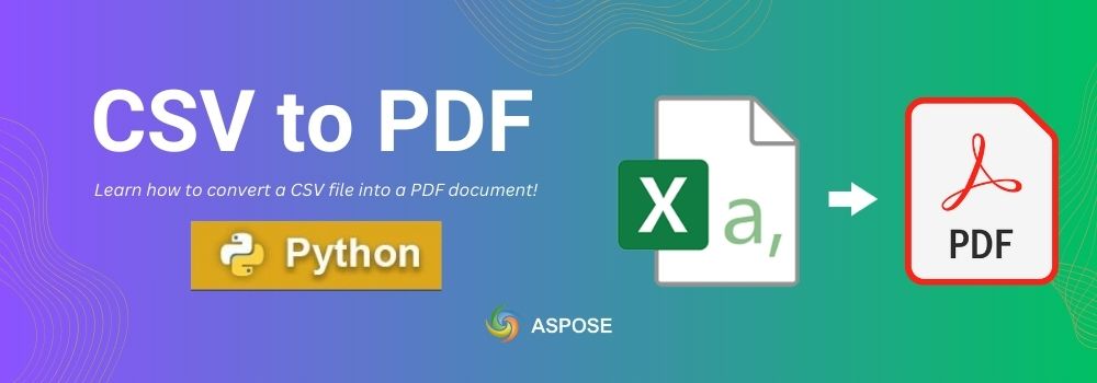 Konvertera CSV till PDF i Python