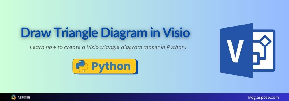 Draw Triangle Diagram in Visio using Python