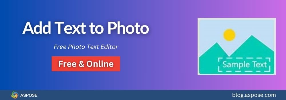 Lägg till text på foto online - Foto textredigerare