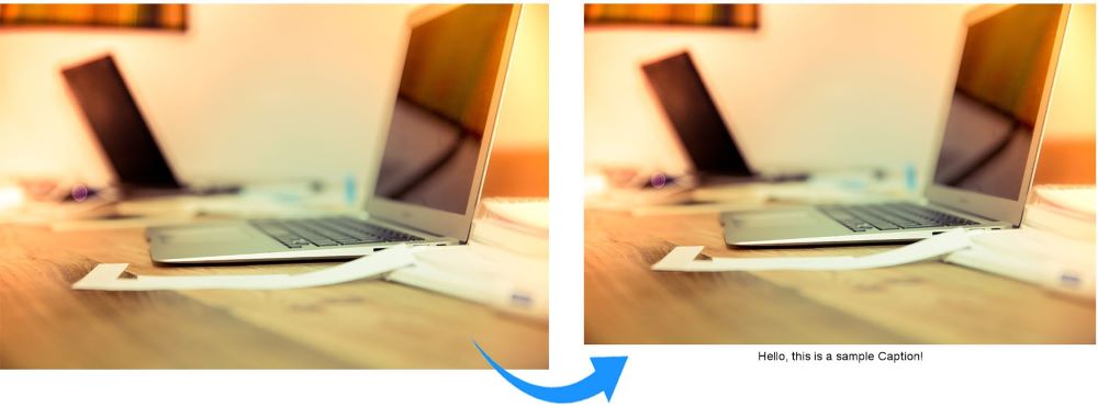 Lägg till bildtext på foton i Java