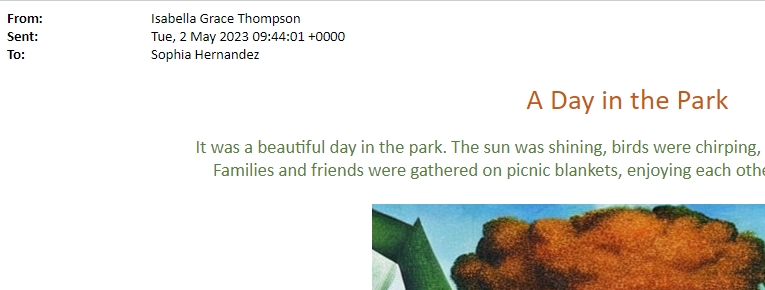 Exkludera ämnesrubriken