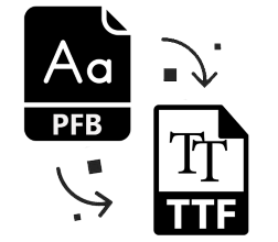 Konvertera PFB till TTF med C#.
