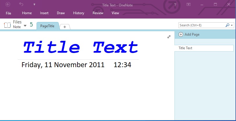 Ändra textformat för en sidtitel i C#