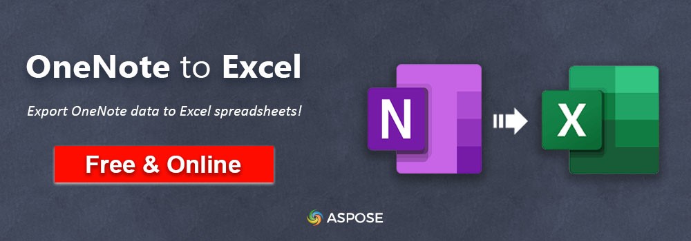 Konvertera OneNote till Excel Online