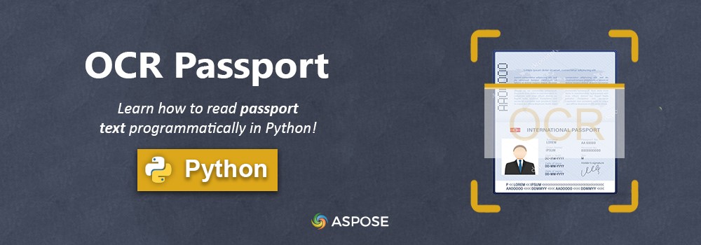 OCR-pass i Python | Läs pass | Pass OCR API