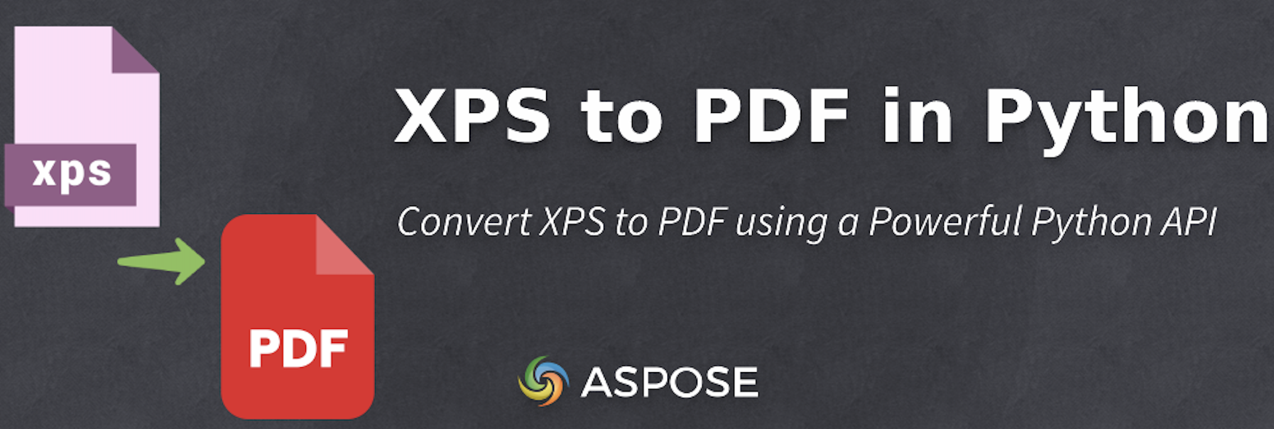 Konvertera XPS till PDF i Python