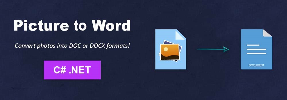 Konvertera bild till Word i C# | C# Photo to Word Converter