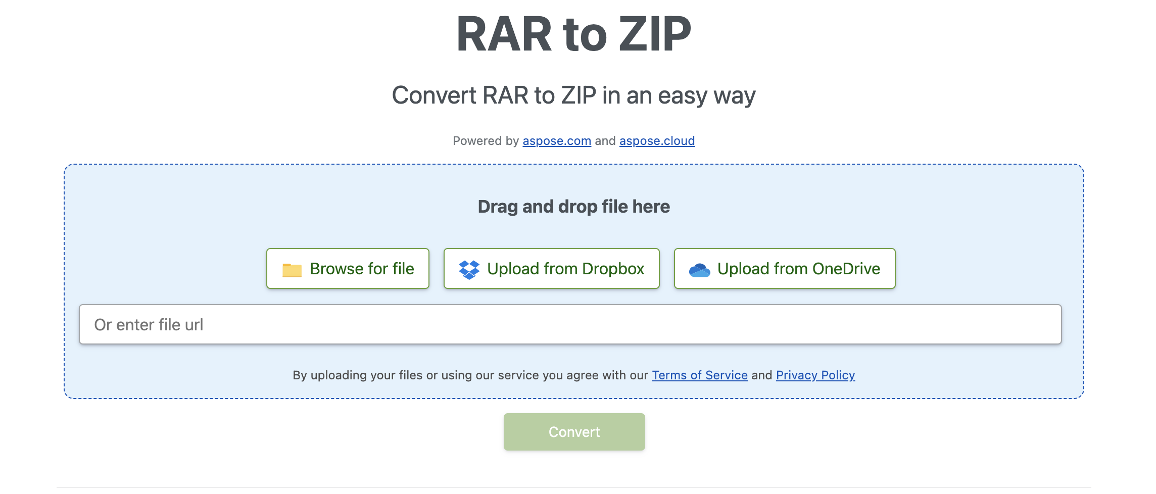 gratis rar till zip-omvandlare