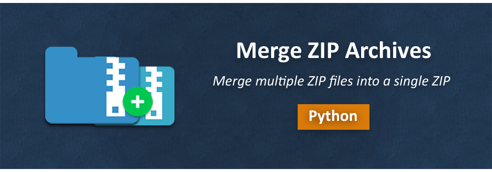 Slå samman flera ZIP-filer i Python