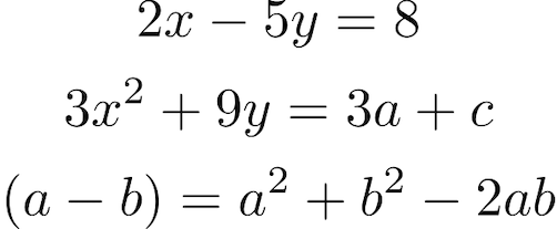 Group and Center Equations using Java.