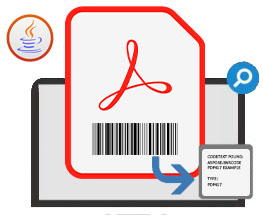 อ่านบาร์โค้ดจาก PDF ใน Java