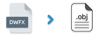 DWF DWFX เป็น OBJ csharp
