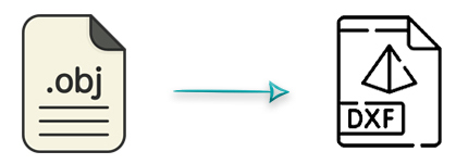 OBJ เป็น DXF csharp