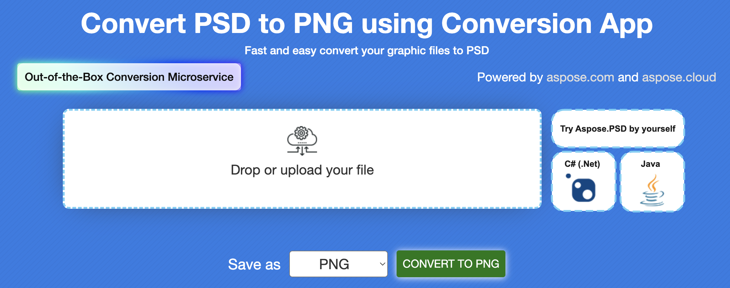 online PSD to PNG converter
