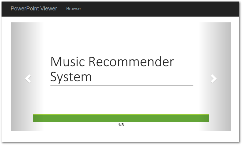 PowerPoint Viewer ใน ASP.NET Core