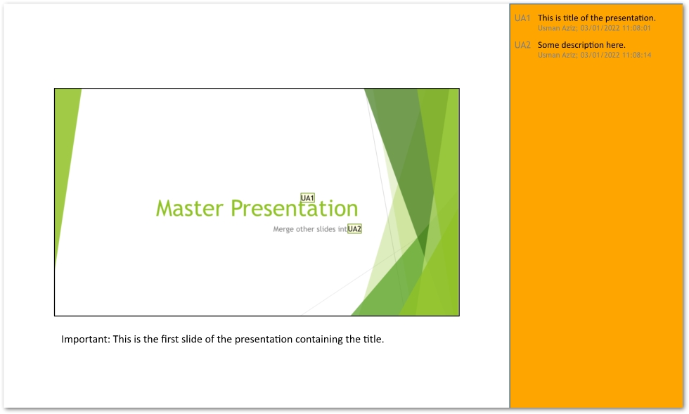 แปลง PPT เป็น JPG ด้วยความคิดเห็นและหมายเหตุใน Python