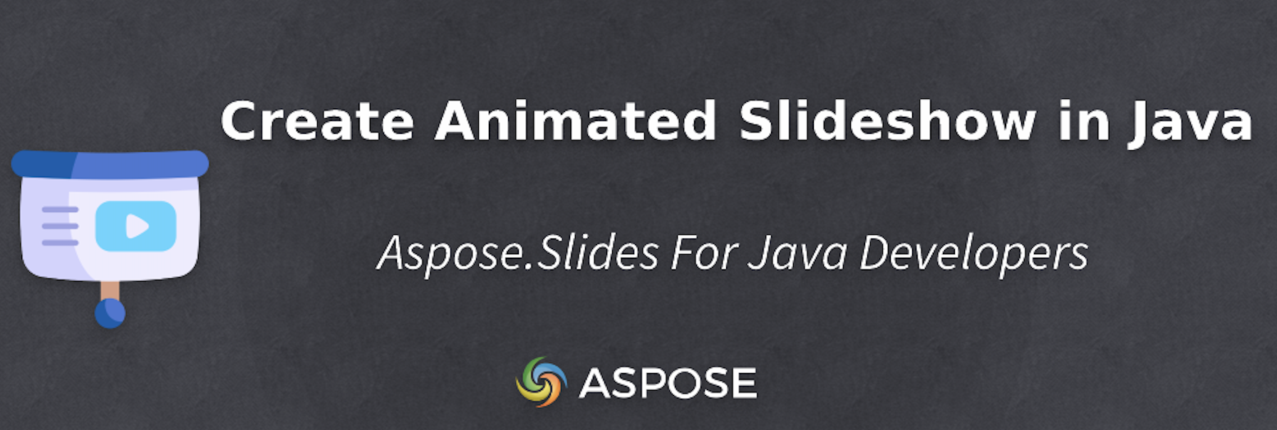 สร้างสไลด์โชว์อนิเมชันใน Java